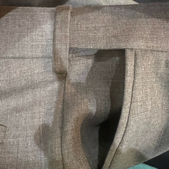 Louis Raphael ROSSO 34 x 30 Men's Flat Front Wool Blend Dress Pant w/ Comfort - Picture 5 of 9